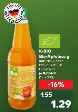 Kaufland K-BIO Bio-Apfelessig Angebot