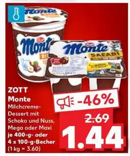 Kaufland Zott Monte Angebot