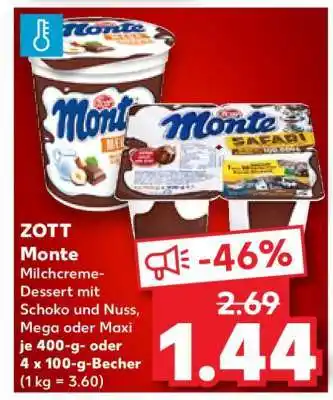 Kaufland Zott Monte Angebot