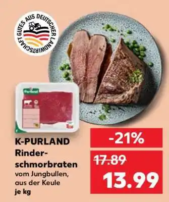 Kaufland K-PURLAND Rinderschmorbraten Angebot