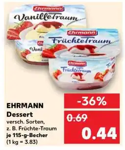 Kaufland EHRMANN Dessert Angebot