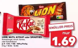 Kaufland LION, NUTS, KITKAT oder SMARTIES Angebot