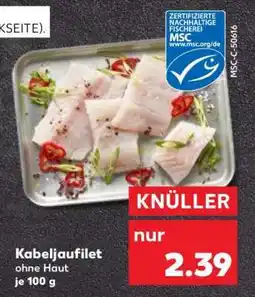 Kaufland Kabeljaufilet ohne Haut Angebot
