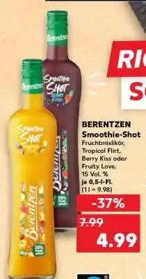 Kaufland BERENTZEN Smoothie-Shot Angebot
