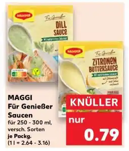 Kaufland MAGGI Für Genießer Saucen Angebot