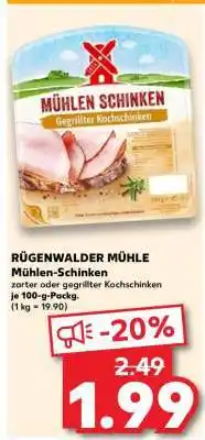 Kaufland RÜGENWALDER MÜHLE Mühlen-Schinken Angebot