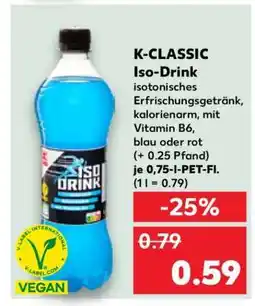 Kaufland K-CLASSIC Iso-Drink Angebot