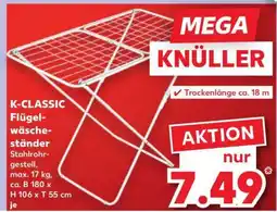 Kaufland K-CLASSIC Flügelwäscheständer Angebot