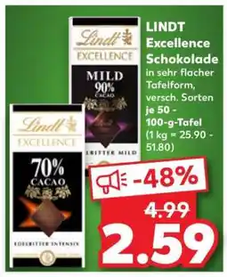 Kaufland LINDT Excellence Schokolade Angebot