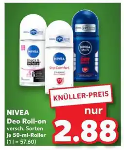 Kaufland NIVEA Deo Roll-on Angebot
