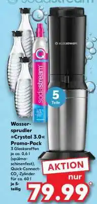 Kaufland Wassersprudler Crystal 3.0 Promo-Pack Angebot