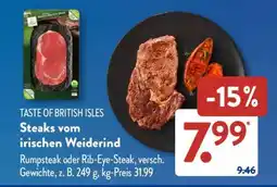 Aldi Süd Steaks vom irischen Weiderind Angebot