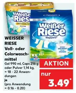 Kaufland WEISSER RIESE Voll- oder Colorwaschmittel Angebot