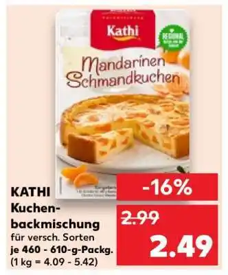 Kaufland Kathi Kuchenbackmischung Angebot