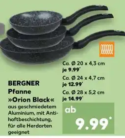 Kaufland BERGNER Pfanne Orion Black Angebot