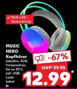 Kaufland MUSIC HERO Kopfhörer Angebot