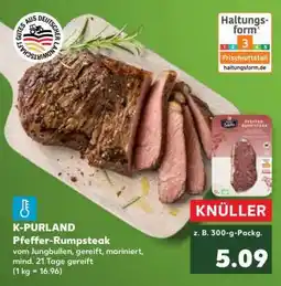 Kaufland K-PURLAND Pfeffer-Rumpsteak Angebot