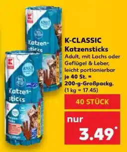 Kaufland K-CLASSIC Katzensticks Angebot