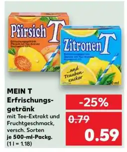 Kaufland MEIN T Erfrischungsgetränk Angebot