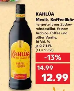 Kaufland KAHLÚA Mexik. Kaffeelikör Angebot