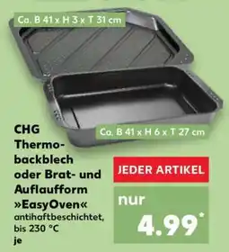 Kaufland CHG Thermobackblech oder Brat- und Auflaufform EasyOven Angebot