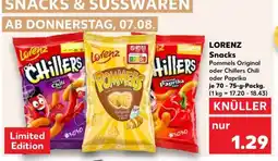 Kaufland LORENZ Snacks Angebot