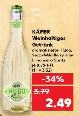 Kaufland KÄFER Weinhaltiges Getränk Angebot
