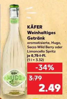 Kaufland KÄFER Weinhaltiges Getränk Angebot