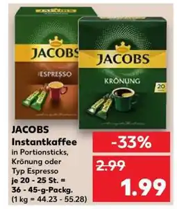 Kaufland JACOBS Instantkaffee Angebot