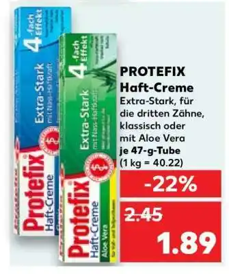 Kaufland PROTEFIX Haft-Creme Angebot