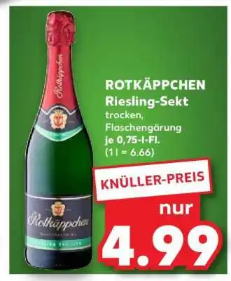 Kaufland ROTKÄPPCHEN Riesling-Sekt Angebot