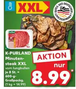 Kaufland K-PURLAND Minuten-steak XXL Angebot
