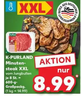 Kaufland K-PURLAND Minuten-steak XXL Angebot