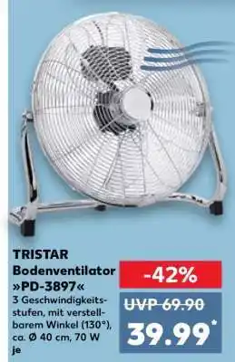 Kaufland TRISTAR Bodenventilator PD-3897 Angebot
