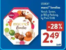 Aldi Süd Merci Lovelies Angebot