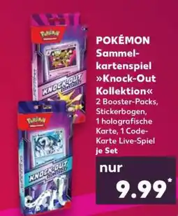 Kaufland POKÉMON Sammelkartenspiel Knock-Out Kollektion Angebot
