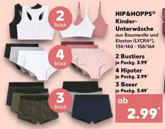 Kaufland HIP&HOPPS Kinder-Unterwäsche Angebot