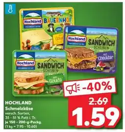 Kaufland HOCHLAND Schmelzkäse Angebot