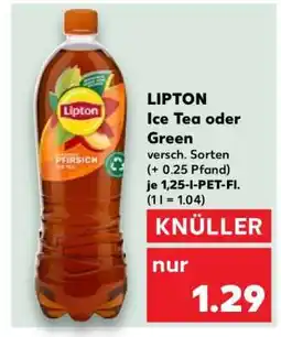 Kaufland LIPTON Ice Tea oder Green Angebot
