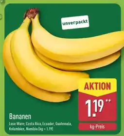Aldi Nord Bananen Angebot