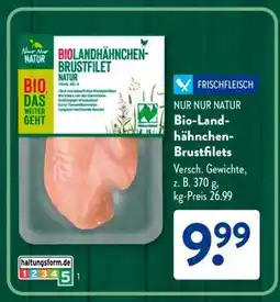 Aldi Süd Bio-Landhähnchen-Brustfilets Angebot
