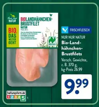 Aldi Süd Bio-Landhähnchen-Brustfilets Angebot
