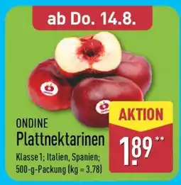 Aldi Nord ONDINE Plattnektarinen Angebot