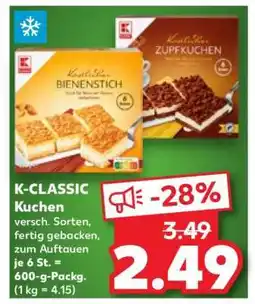 Kaufland K-CLASSIC Kuchen Angebot