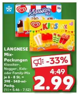 Kaufland LANGNESE Mix-Packungen Angebot