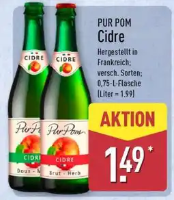 Aldi Nord PUR POM Cidre Angebot