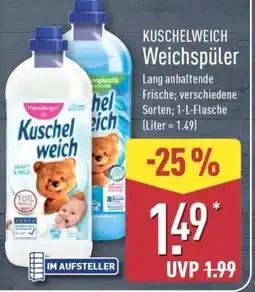 Aldi Nord KUSCHELWEICH Weichspüler Angebot