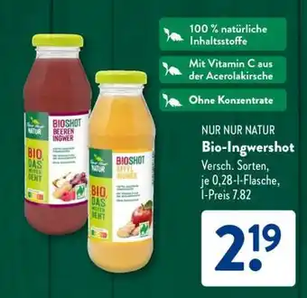 Aldi Süd Bio-Ingwershot Angebot