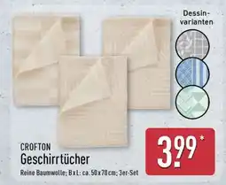 Aldi Nord CROFTON Geschirrtücher Angebot