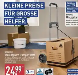 Aldi Nord WORKZONE Vollklappbare Transportkarre Angebot